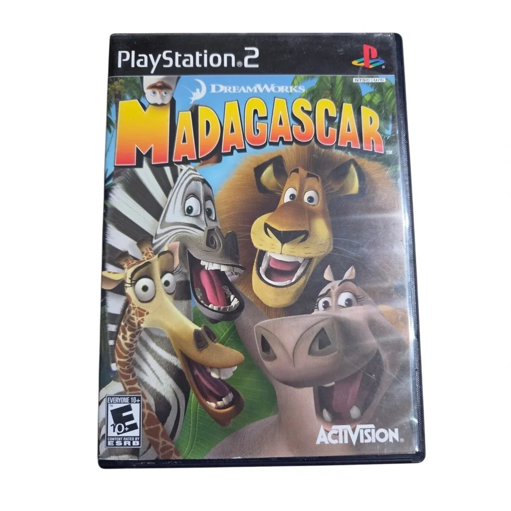 Madagascar Sony PlayStation 2  2005 Complete w/ Manual CIB Activision